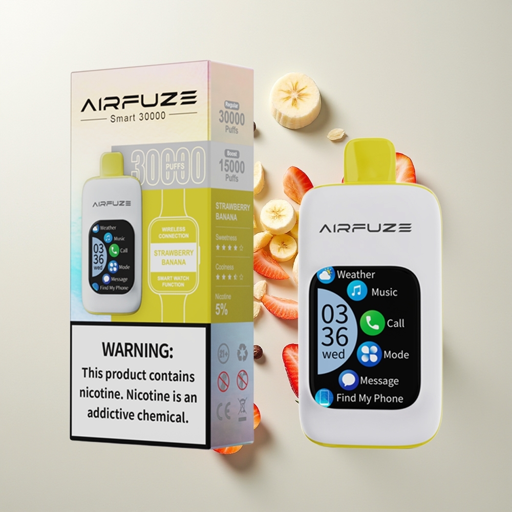 AirFuze Smart 30000 Pufova Једнократна вејп Jagoda Banana 900mAh Type-C