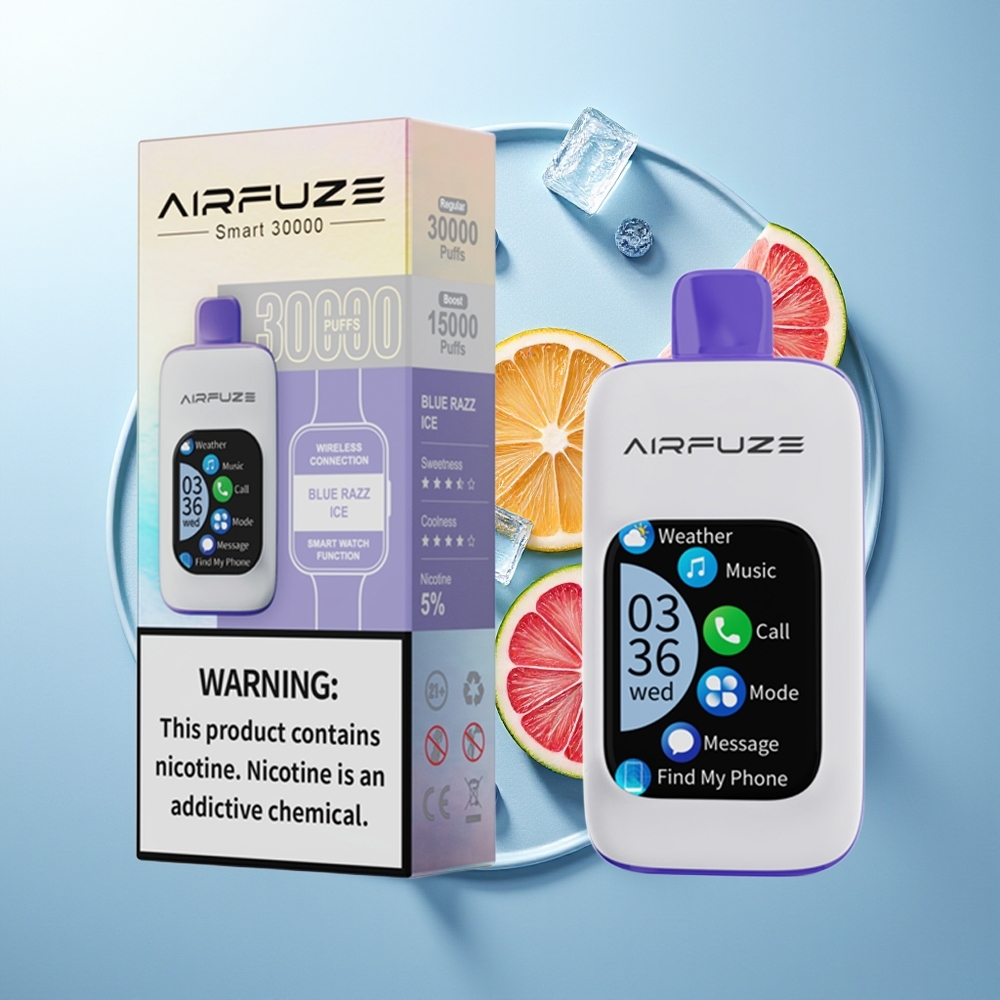 AirFuze Smart 30000 Pufova Једнократна вејп Plava Malina Led