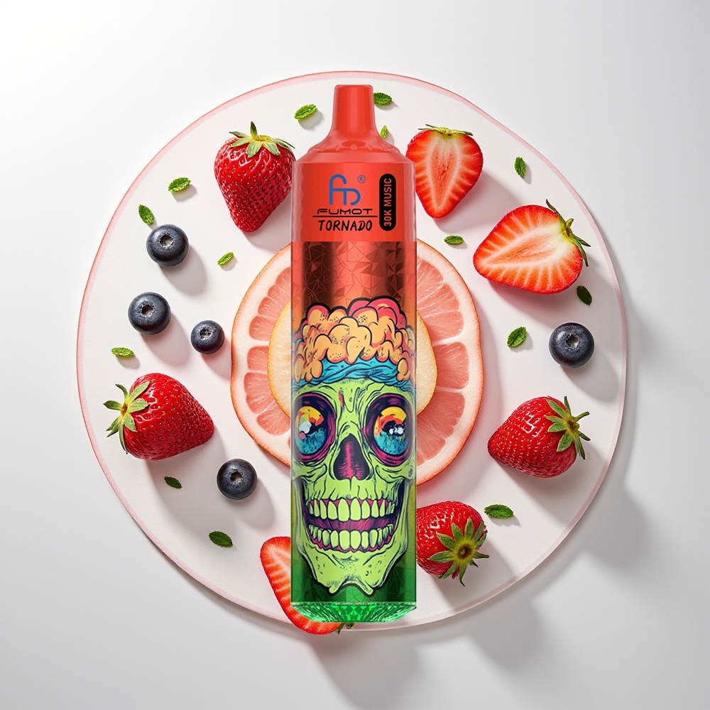 Fumot RandM Tornado 30000 Puffs Jagoda Bobica Led 30mL 600mAh