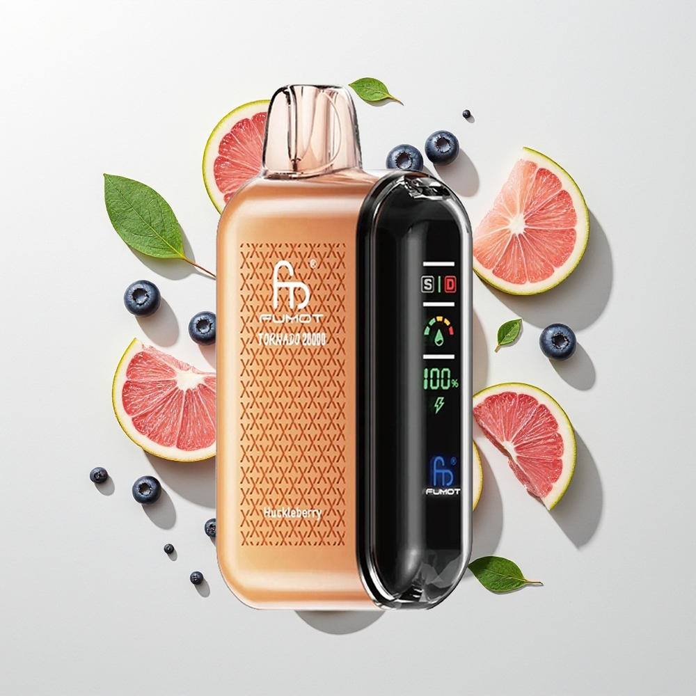 Fumot Tornado 20000 Pufova Duhina 20ml Huklberi Dual Mesh Smart Display