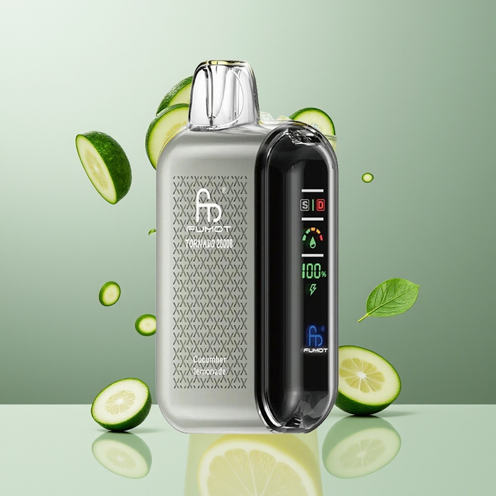 Fumot Tornado 20000 Pufova Krastavac Limunada Dual Mesh Smart Display