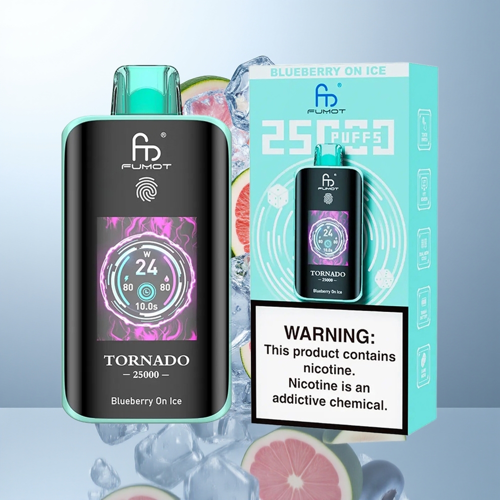 Fumot Tornado 25000 Puffs Borovnica Na Ledu 20ml 700mAh