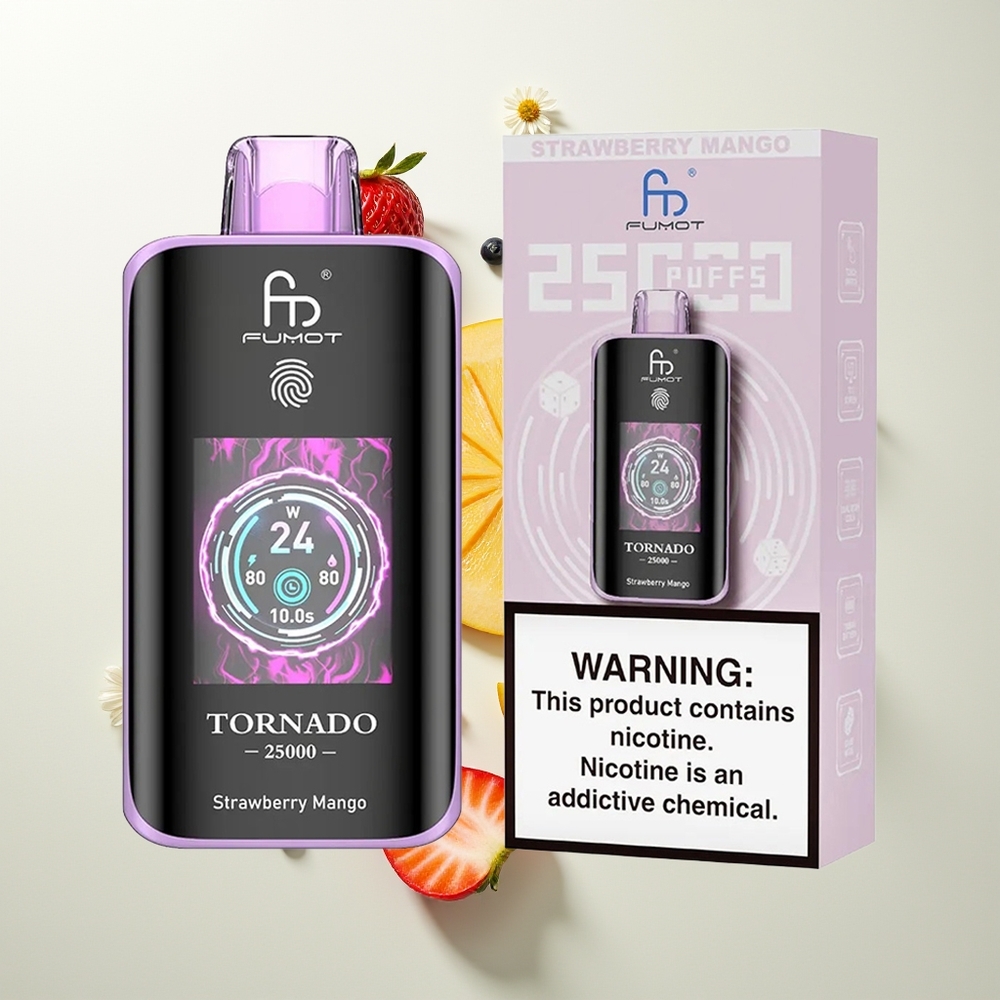 Fumot Tornado 25000 Pufova Jagoda Mango 20ml 700mAh