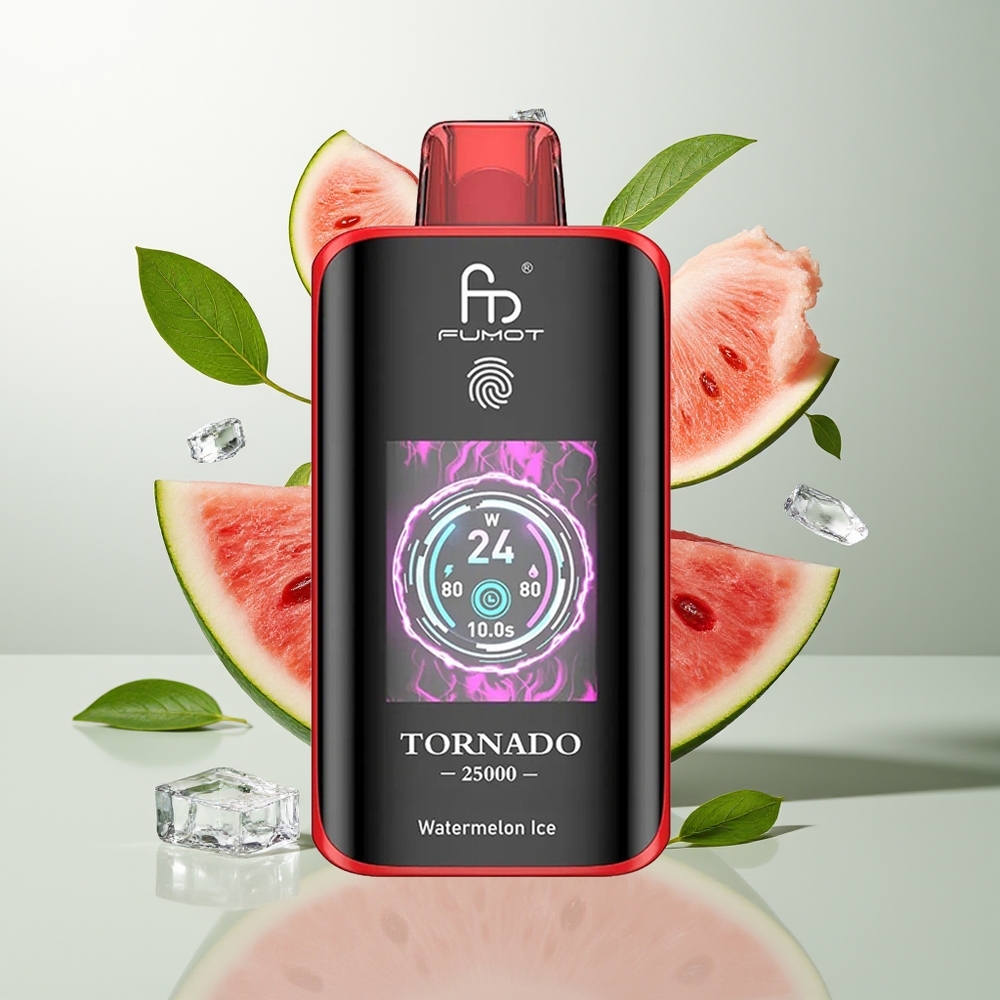 Fumot Tornado 25000 Pusti HD Ekran Tip-C Lubenica Led