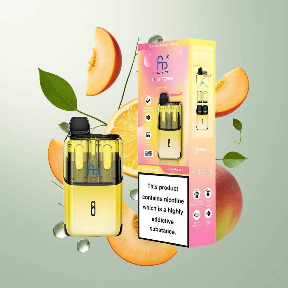 Fumot Ultra T32000 24ml Trostruki Mango - Sočna Breskva