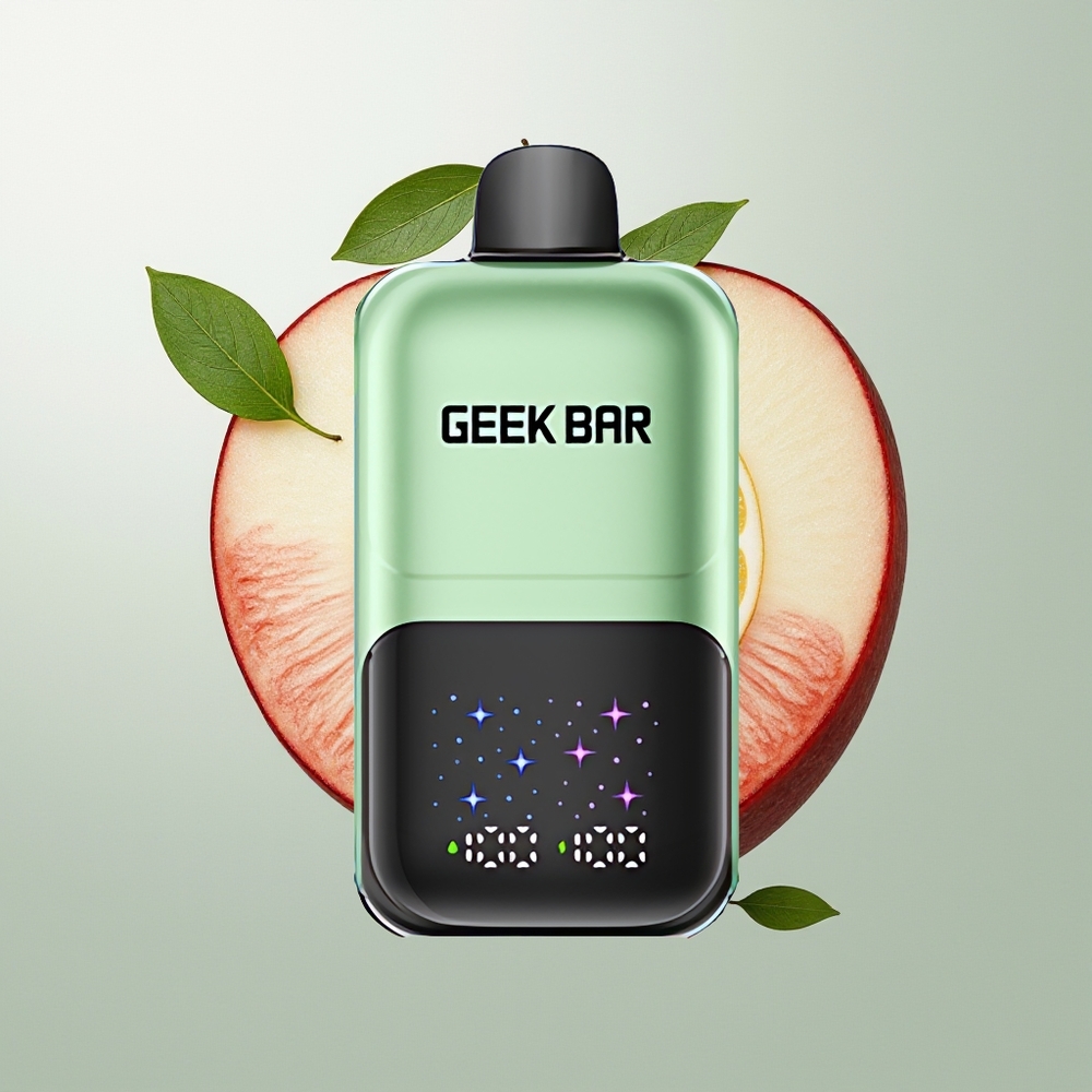 GEEK BAR 2GO 50000 Puffova Dve Apple A&B Interaktivni Ekran Dual Tank