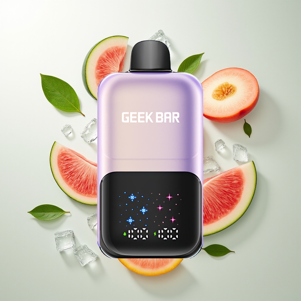 GEEK BAR 2GO 50000 Pufova Brestika Mango Lubenica Led Interaktivni Ekran