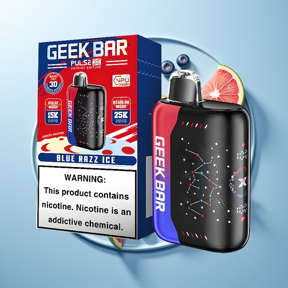 GEEK BAR Pulse X 25000 залогаја 18mL Patriot Едиција