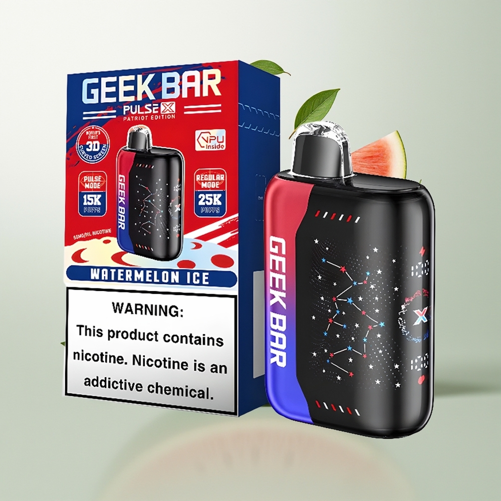 GEEK BAR Pulse X 25000 залогаја 18mL Patriot Едиција