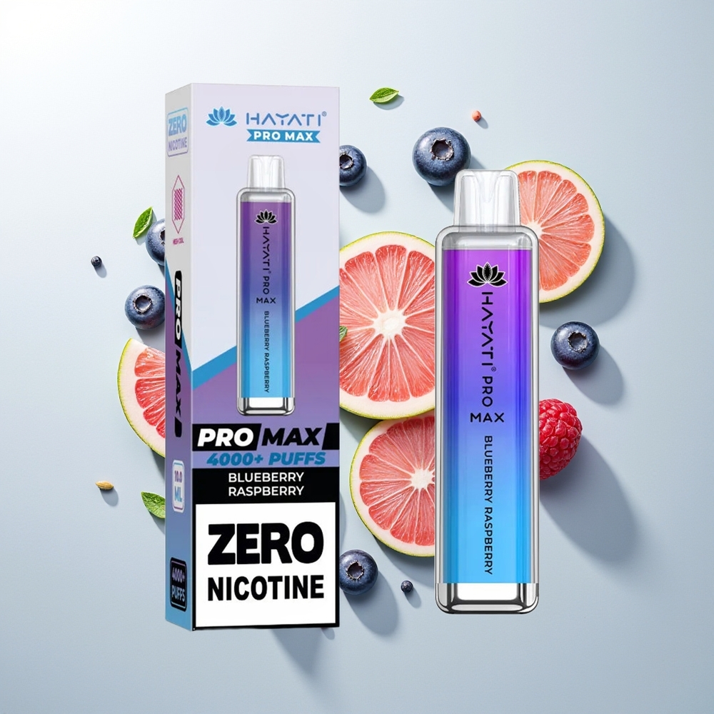 Hayati Pro Max 4000 Pufova Једнократна вејп Borovnica Malina 2ml 1400mAh