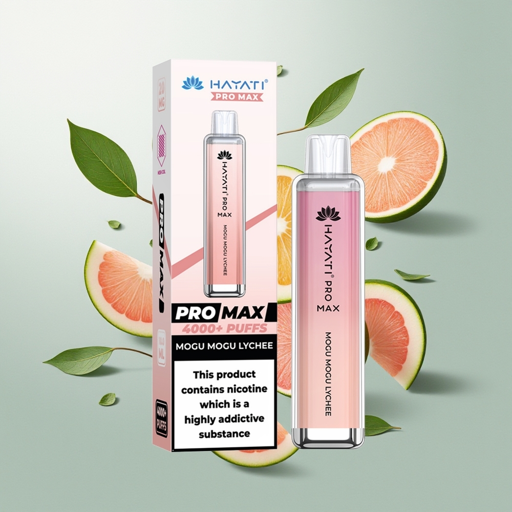 Hayati Pro Max 4000 Pufova Једнократна вејп Mogu Mogu Liči 5% 1400mAh
