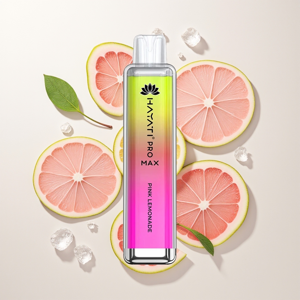 Hayati Pro Max 4000 Pufova Једнократна вејп Roze Limunada 2% TPD