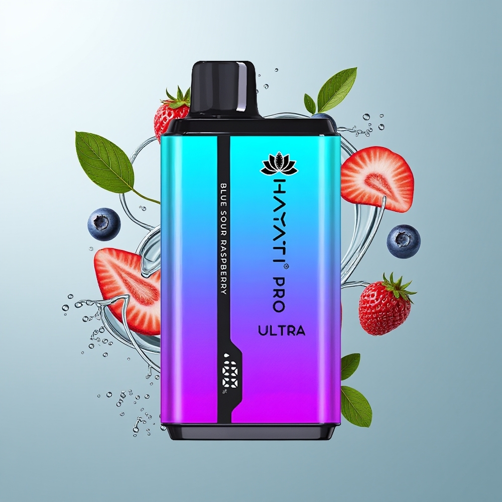 Hayati Pro Ultra 15000 Pufova Borovnica Malina Mentol 2 12ml