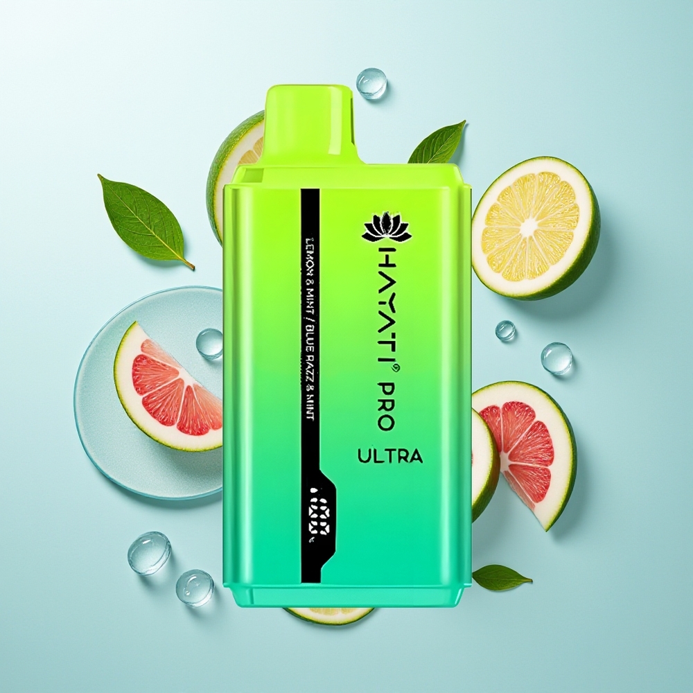 Hayati Pro Ultra 15000 Pufova Limun & Menta Plava Malina & Menta 2 12ml