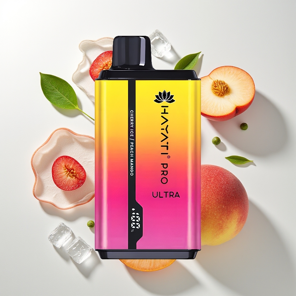 Hayati Pro Ultra 15000 Pufova Trešnja Led Breskva Mango