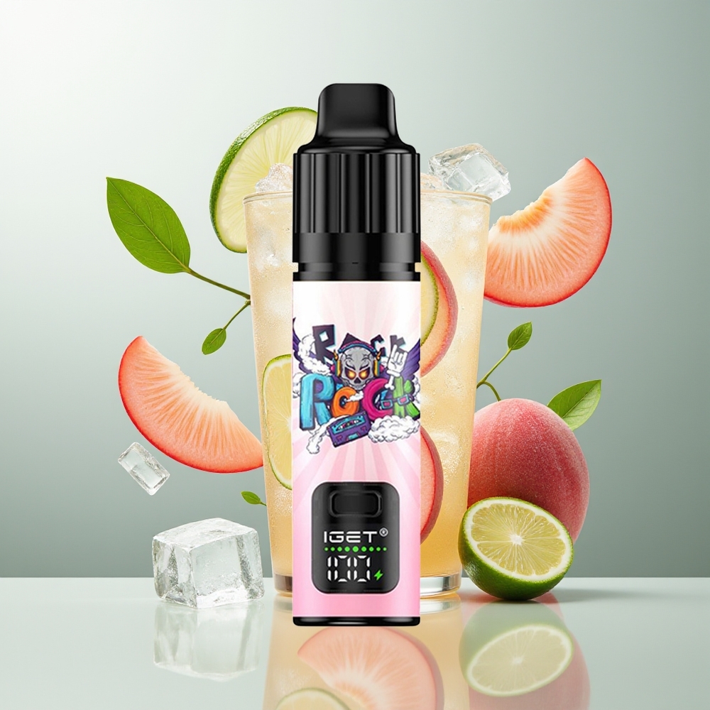 IGET BAR PLUS S3 POD 10000 Pufova Једнократна вејп Breskva Liči Limeta Led