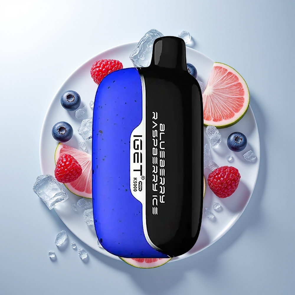 IGET Moon K5000 Pufova Borova Malina Led Једнократна вејп PC 1.35 Ohm