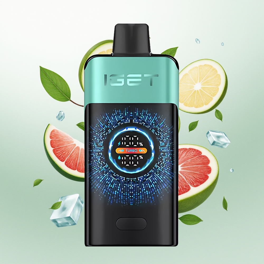 IGET ONE 12000 Pufova Једнократна вејп Planinska Prolećna Menta Led 2700mAh Dual Mesh