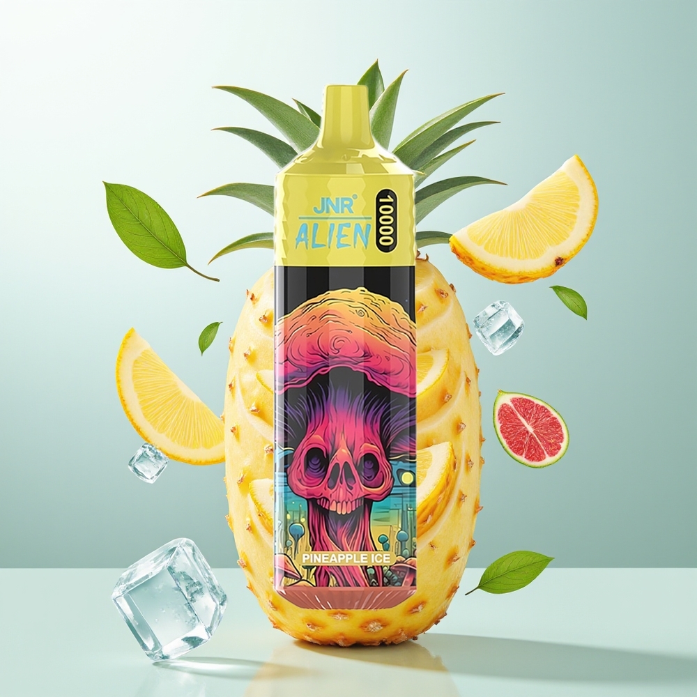 JNR Alien 10000 Pufova Једнократна вејп Ananas Led RGB Tip-C