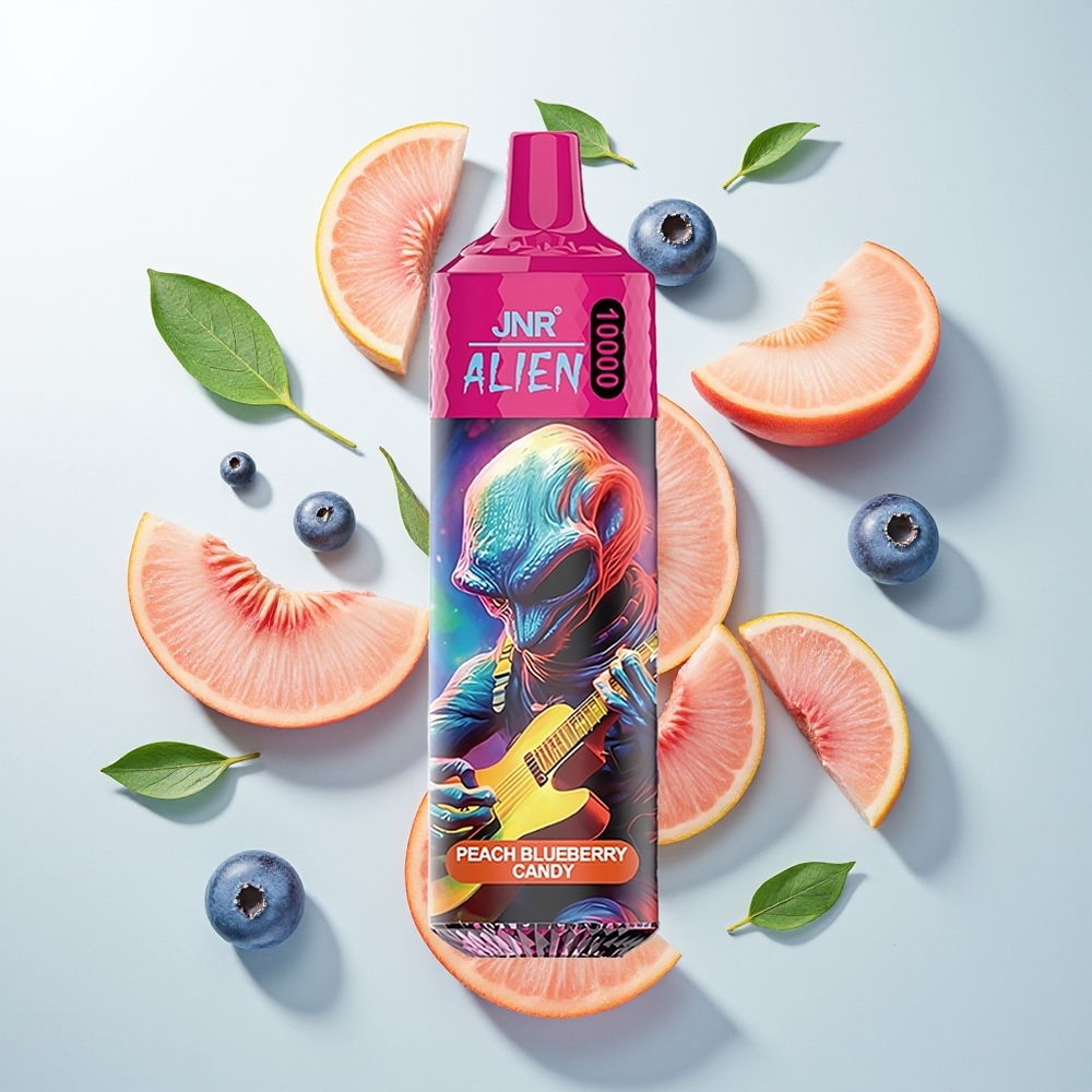 JNR Alien 10000 Pufova Breskva Borovnica LED RGB Tip-C