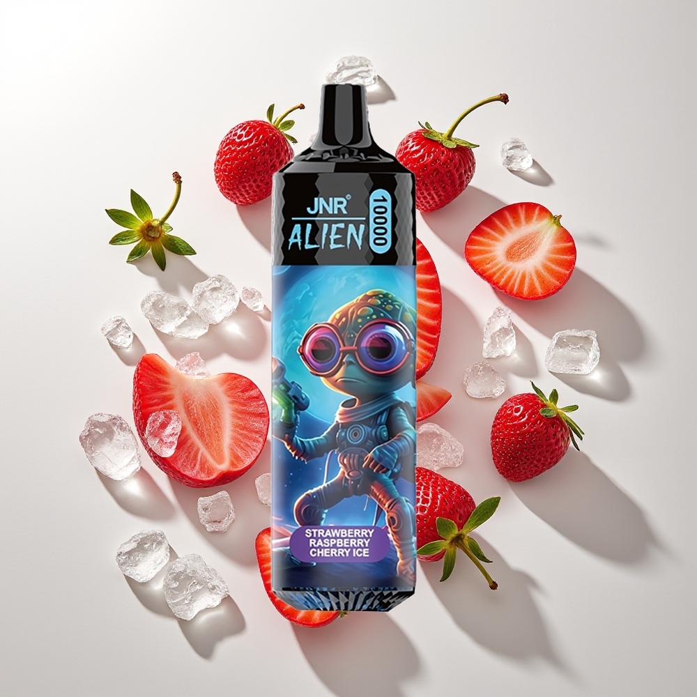 JNR Alien 10000 Pufova Jagoda Malina Trešnja Led 850mAh Type-C