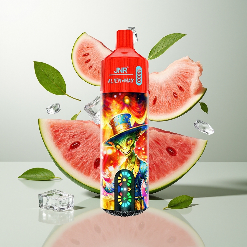 JNR Alien Max 18000 Puffs Dual Core Leden displej Lubenica Led