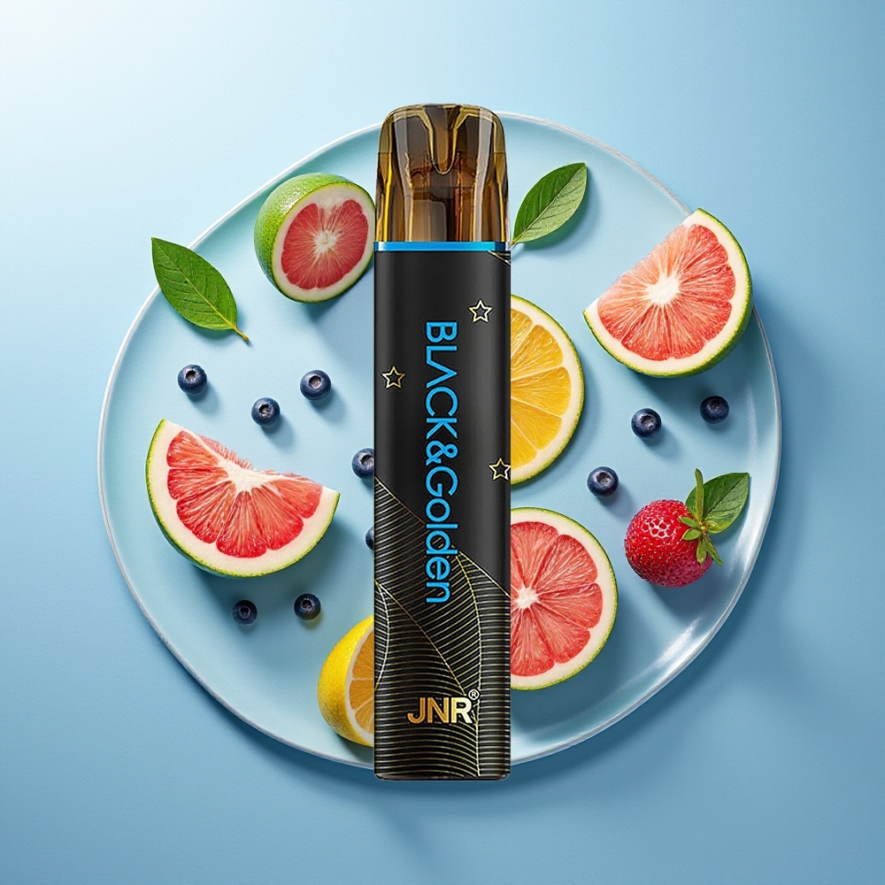 JNR Black&Golden 800+2% Pufovi Једнократна вејп Plavi