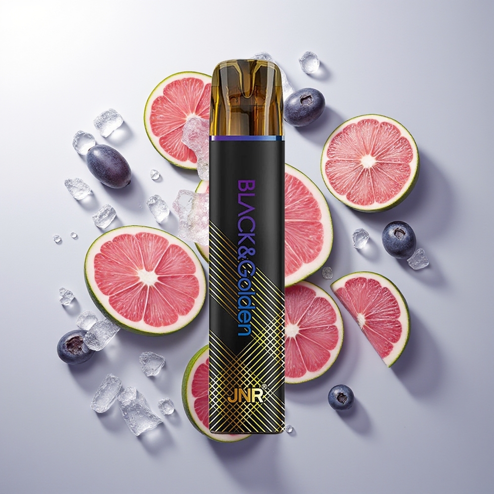 JNR Black&Golden 800 Pufova Dispozabil Vape Grožđe Led kombinacija Bez Punjenja 2ml