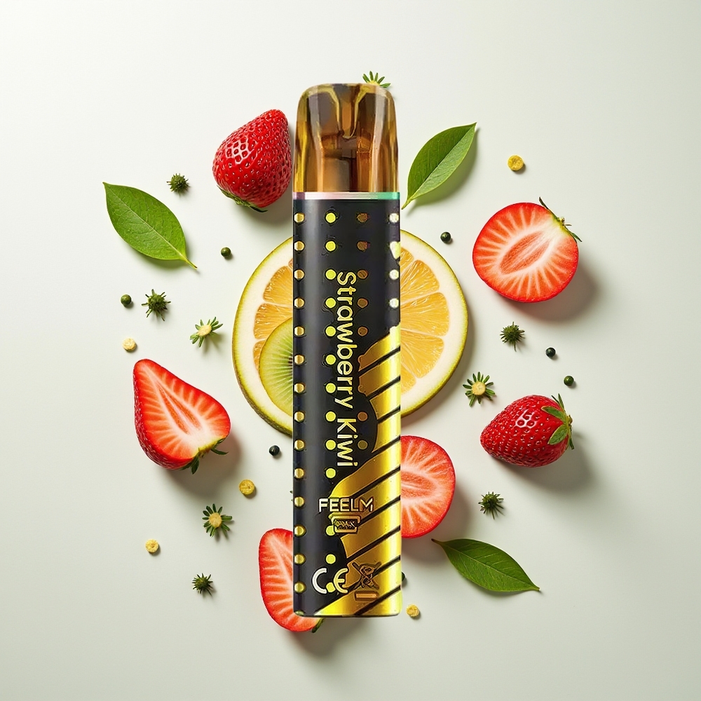 JNR Black&Golden 800 Pufova Једнократна вејп Jagoda Kivi 550mAh 2%