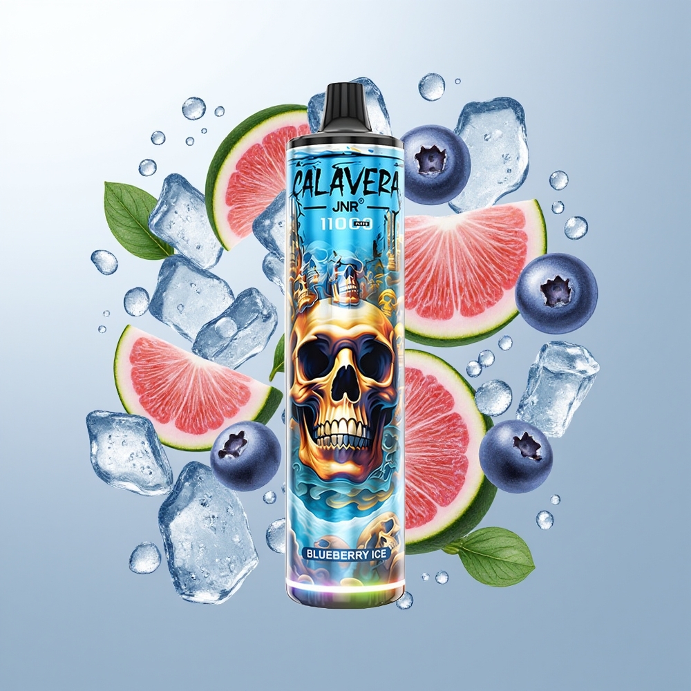 JNR Calavera 11000 Pufova Једнократна вејп Borovnica Led 850mAh 21ml