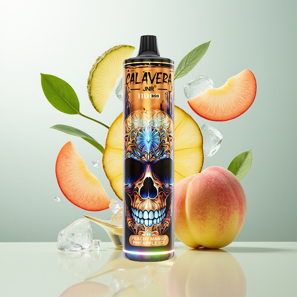 JNR Calavera 11000 Pufova Једнократна вејп Breskva Mango Ananas Led 850mAh 21ml