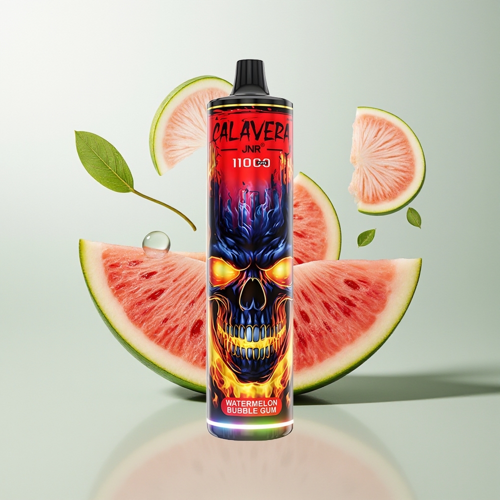 JNR Calavera 11000 Pufova Једнократна вејп Lubenica Bubble Gum 21ml 850mAh
