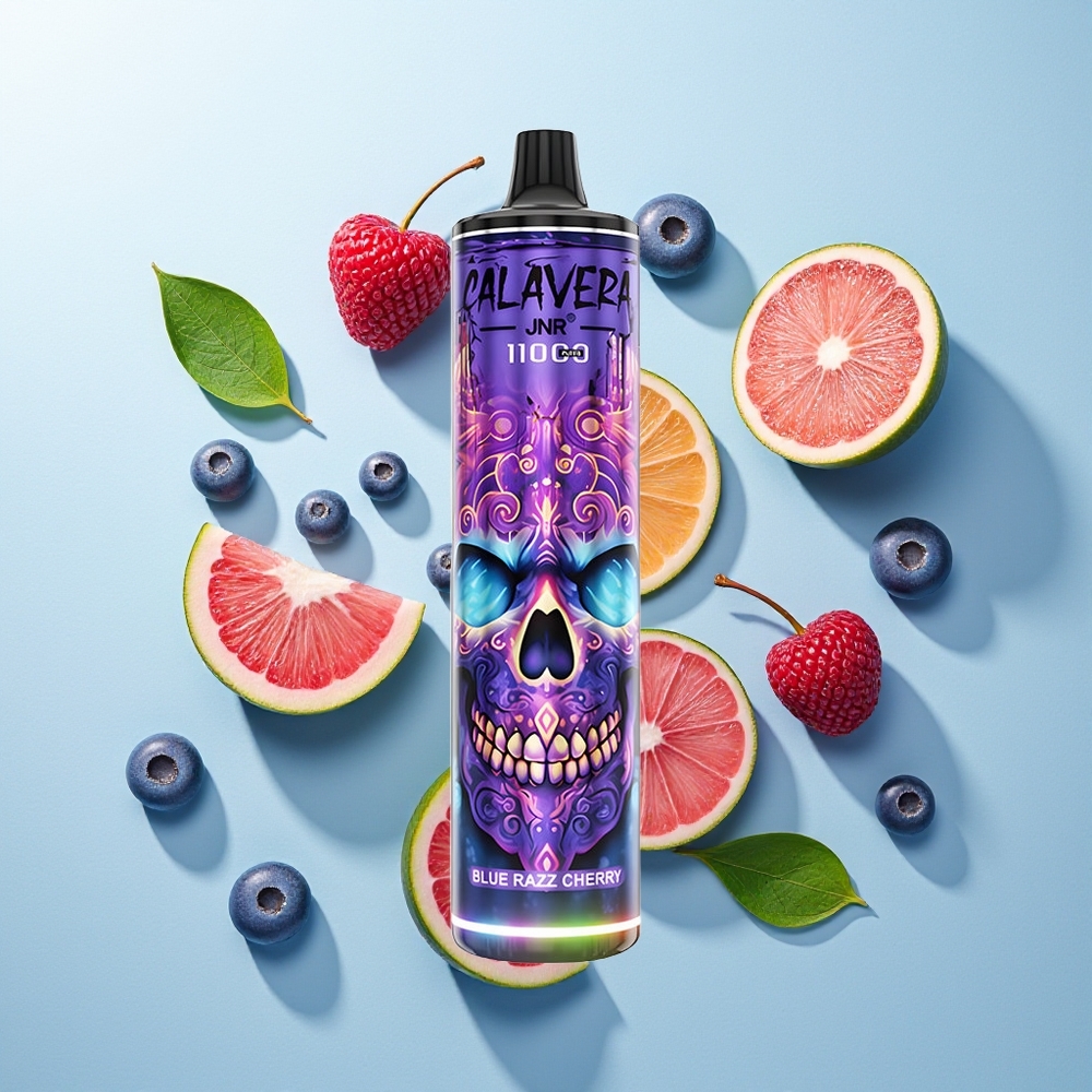 JNR Calavera 11000 Pufova Једнократна вејп Plava Malina Trešnja 850mAh 21ml