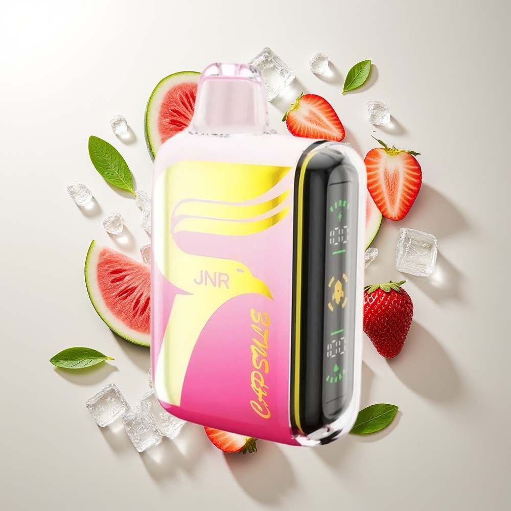 JNR Capsule 15000 Puffs Jagoda Lubenica Led Dual Mesh Boost Mode