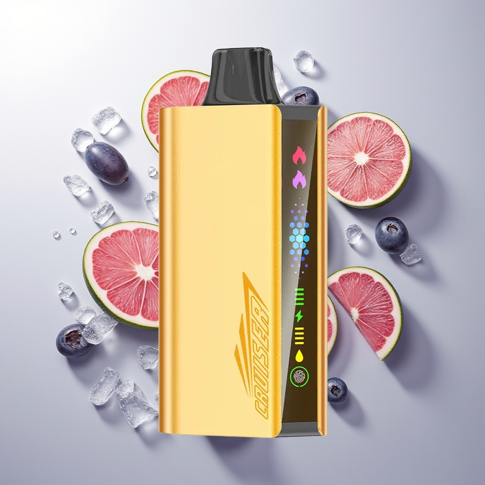 JNR Cruiser 12000 Pufova Grape Ice Dual Mesh i 3500 mAh Baterija