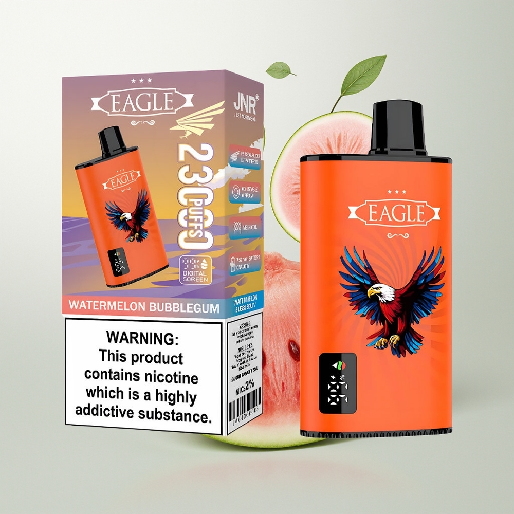 JNR EAGLE Smart 23000 Pufova Једнократна вејп Bubanj Lubenica 1.0ohm Mesh 25ml