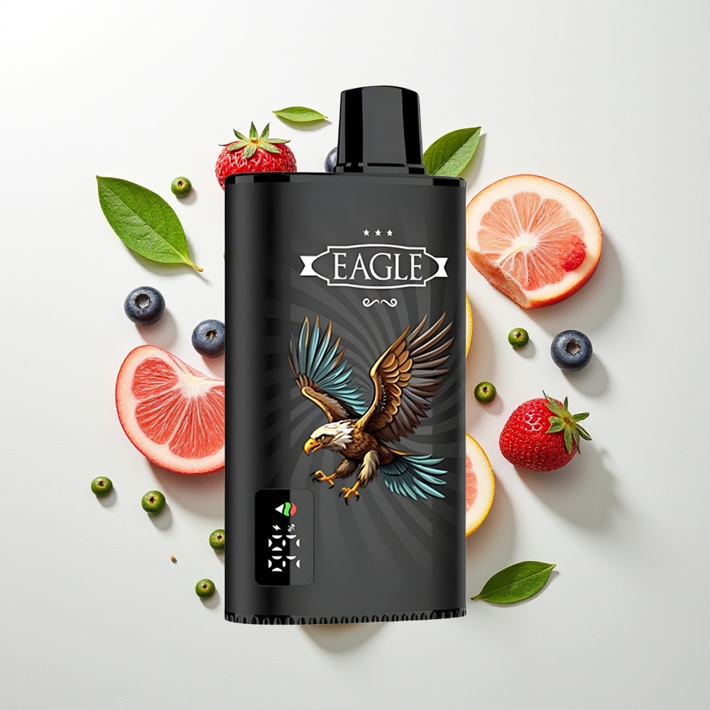 JNR EAGLE Smart 23000 Pufova Једнократна вејп Mešano Voće sa Digitalnim Ekranom i 25ml Tekućine