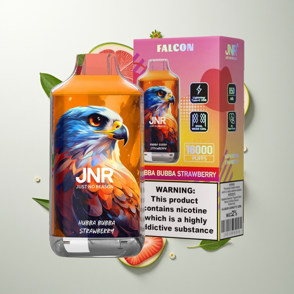 JNR Falcon 16000 Puffs Dual Mesh Хуба Буба Јагода