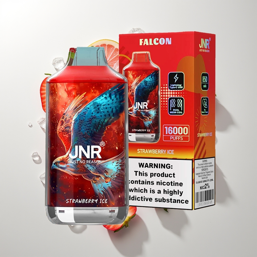 JNR Falcon 16000 Pufova Dual Mesh Jagoda Led