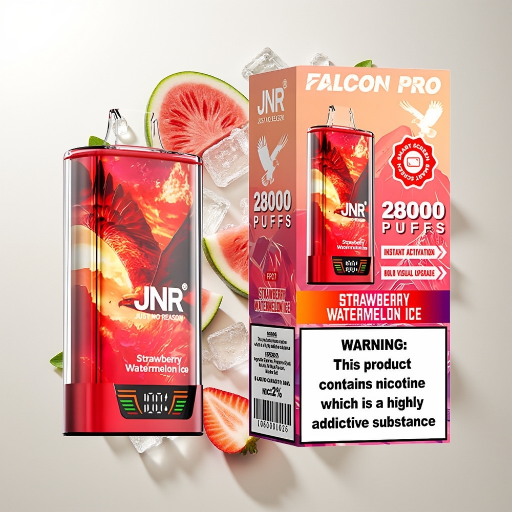 JNR Falcon Pro 28000 28000 Puffs Smart Display Јагода Лубеница Лед