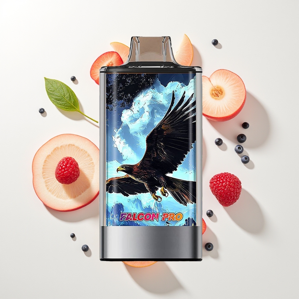 JNR Falcon Pro 28000 Disposable 28000 Puffs 5% Nicotine Bela Breskva Malina