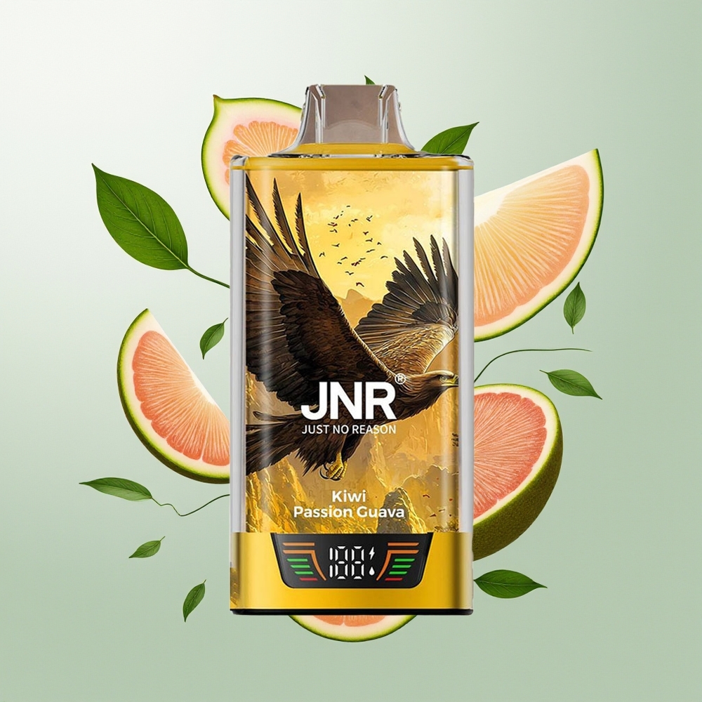 JNR Falcon Pro 28000 Disposable 28000 Puffs Kiwi Pasija Guava Dual Mesh