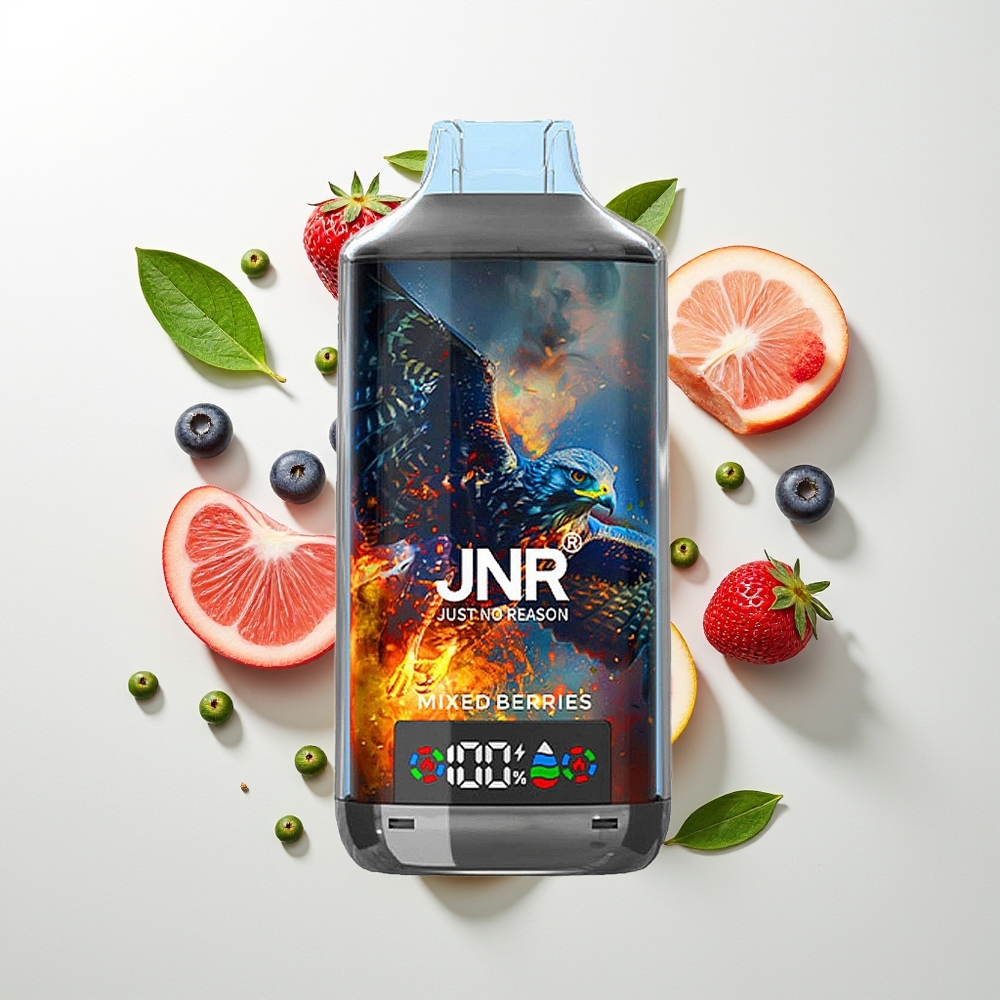 JNR Falcon X 18000 Pufova Dvoslojna Mreža Mešano Voće Једнократна вејп