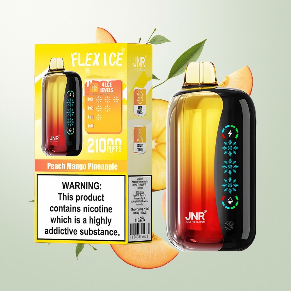 JNR Flex Ice 21000 Pufova Једнократна вејп Breskva Mango Ananas Podesivi Vazduh