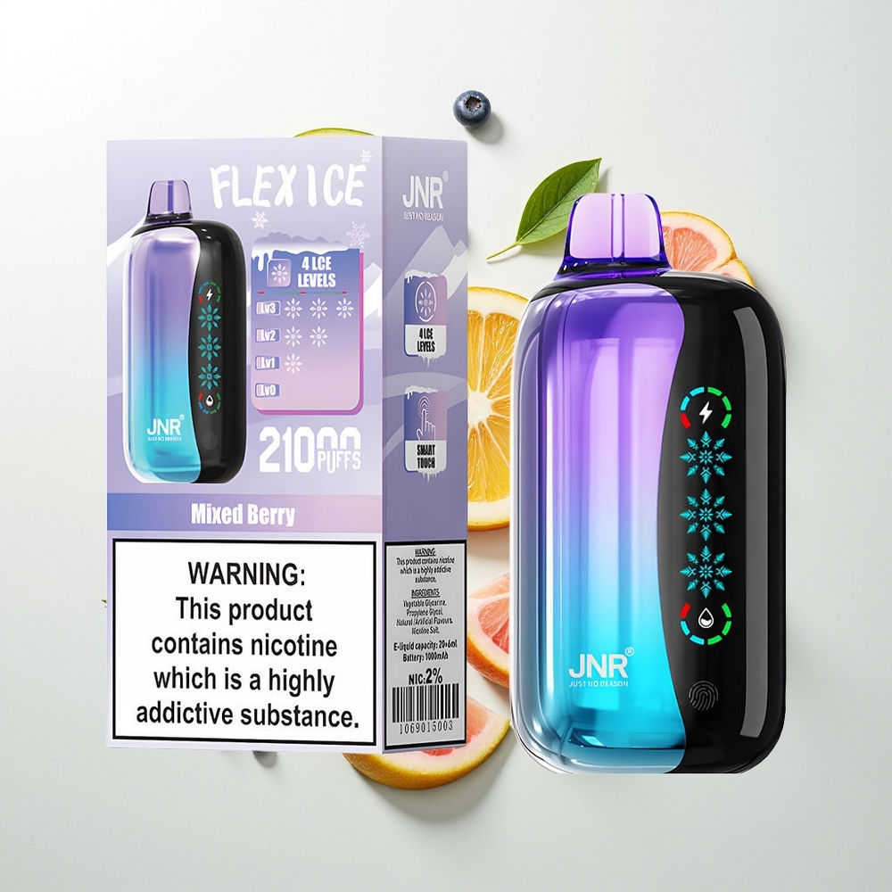 JNR Flex Ice 21000 Pufova Dispozabil Vape Mešane Bobice Podesivi Vazduh