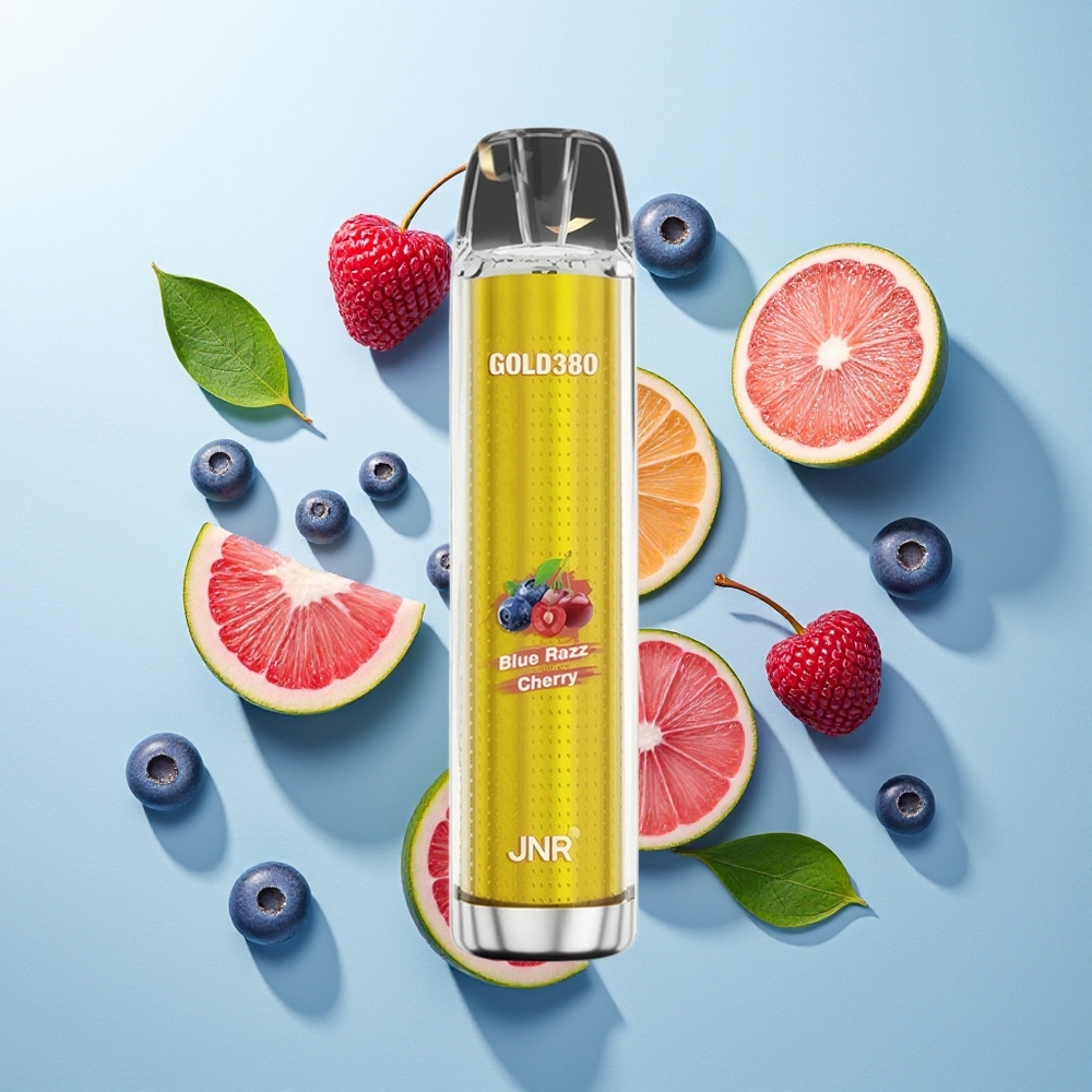 JNR Glod380 6000 Pufova Једнократна вејп Plava Malina Trešnja 1500mAh