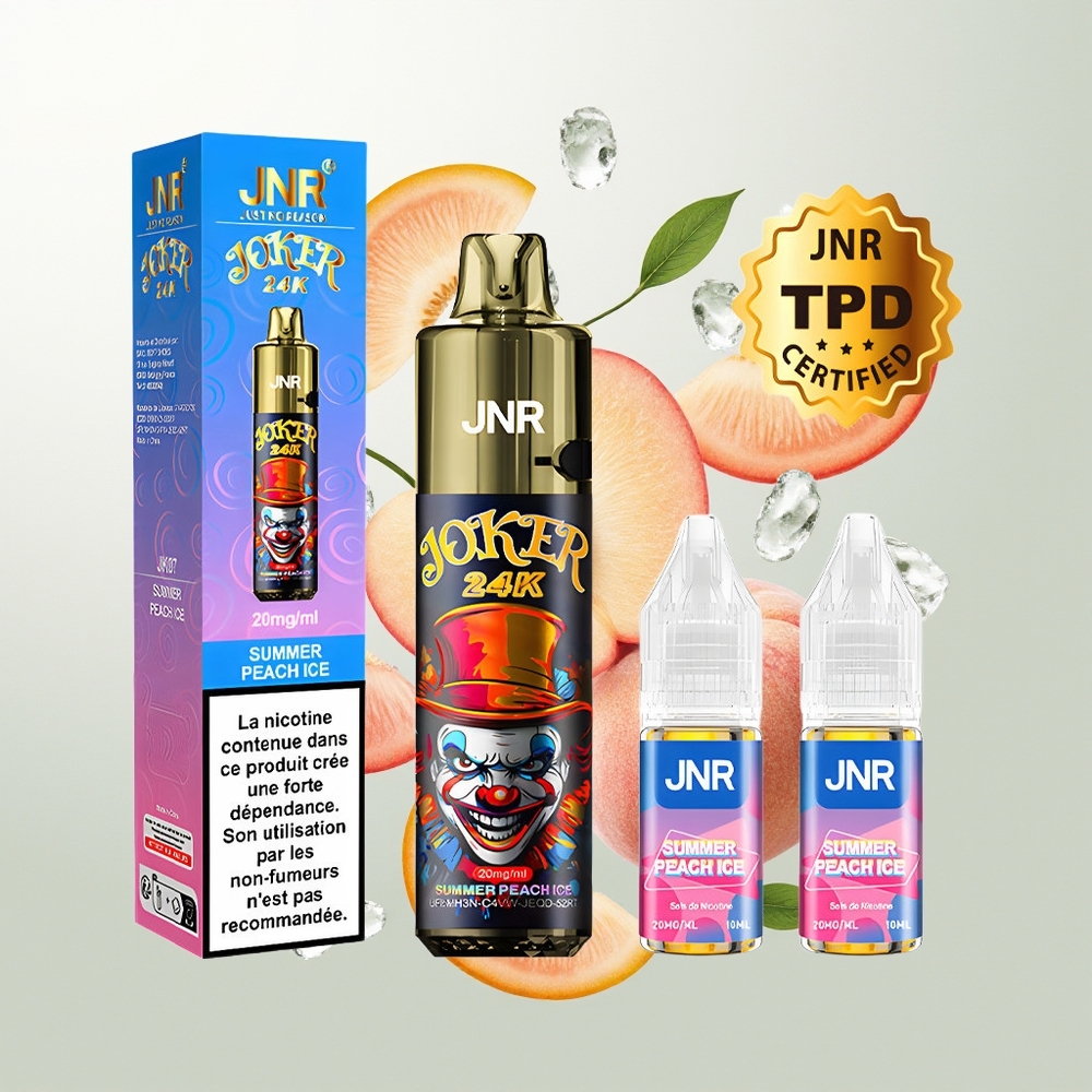 JNR Joker 24000 Pufova Letnja Breskva Led 800mAh TIP-C