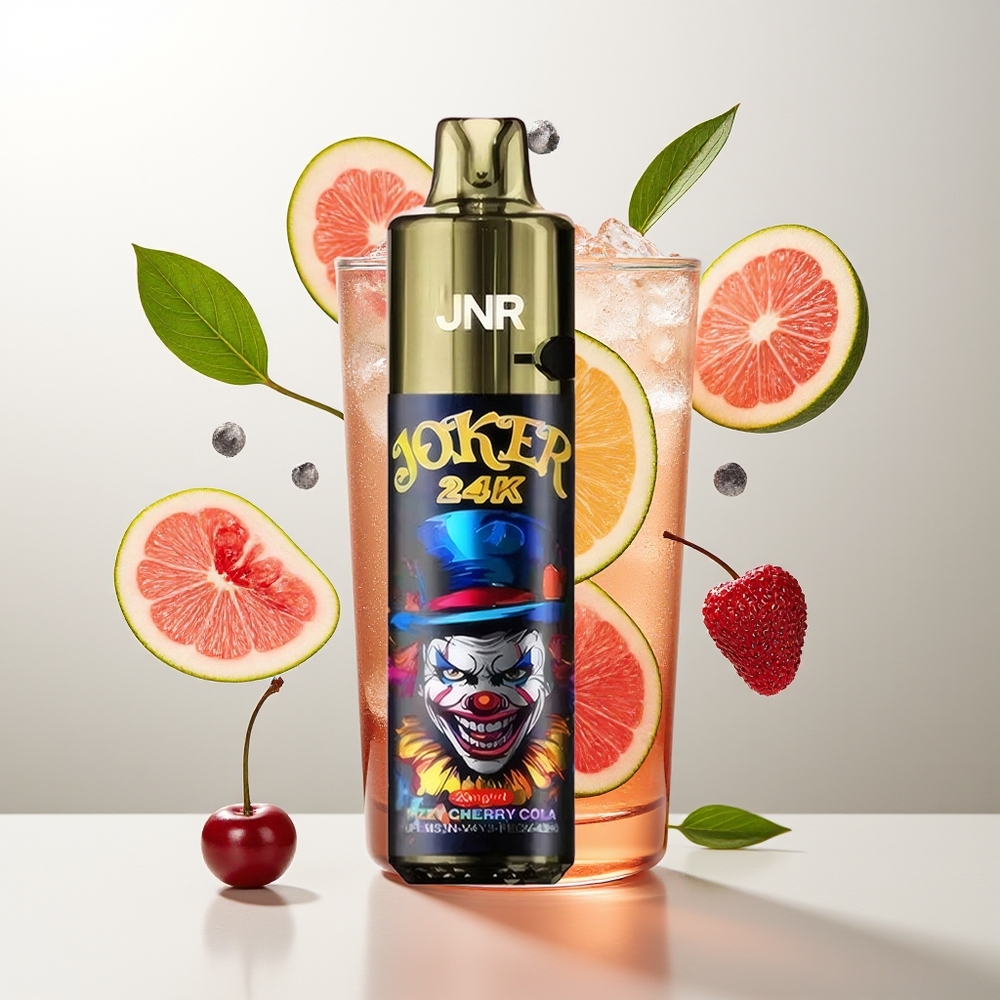 JNR Joker 24K Puftova Једнократна вејп Gazirana Trešnja Kola 2% 800mAh