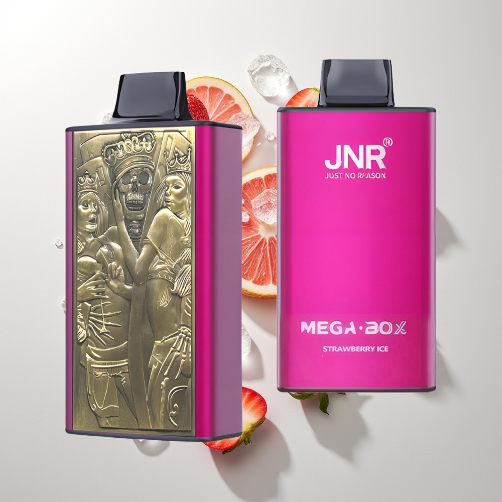 JNR Mega Box 25000 Dual Mesh Jagoda Led Једнократна вејп