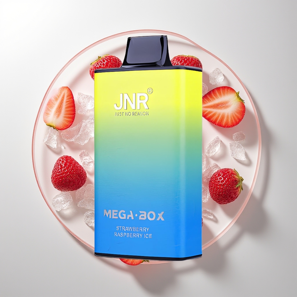 JNR Mega Box 25000 Pufova Једнократна вејп Jagoda Malina Led 30ml